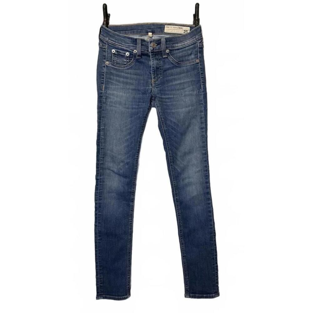 Rag & Bone Skinny Jeans Women’s Size 25 Blue Denim 26” Inseam